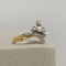 Bague 50 Bague ancienne - Cocktail en or jaune et blanc avec perles et diamants 58 Facettes 2922