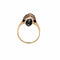 Bague Belle Époque - Bague navette en or 18K, argent et diamants 58 Facettes