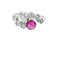 Bague 54 Époque victorienne - Bague Toi et Moi en or 18k rubis et diamants 58 Facettes