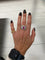 Bague 50 Style Mario Buccellati - Bague vintage gravée en or blanc 18k rubis birman et diamants 58 Facettes