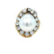 Bague 46 David Webb - Bague turban en or jaune 18k, perle des mers du Sud et diamants 58 Facettes