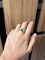 Bague 54 Bague or jaune émeraude etdiamants 58 Facettes 220441R