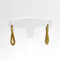 Boucles d'oreilles Créoles ovales torsadées en or 18K texturé 58 Facettes REF2563-331