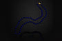 Collier Collier - 61 perles de lapis-lazuli et fermoir en or jaune 18 carats 58 Facettes