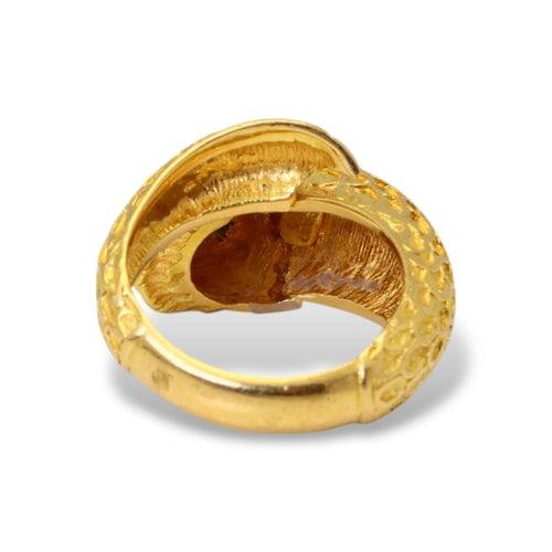 Bague 52 Lalaounis - Bague Tête de lion en or jaune et or gris, rubis et diamants 58 Facettes