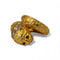 Bague 52 Lalaounis - Bague Tête de lion en or jaune et or gris, rubis et diamants 58 Facettes
