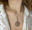 Pendentif Pendentif XIXe siècle - Pendentif circulaire avec diamants taille rose 58 Facettes