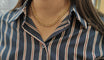 Collier Collier maille américaine en or jaune 18 ct 58 Facettes 33476