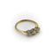 Bague Art déco - Bague trois pierres en or jaune 18k, platine et diamants 58 Facettes A2003U