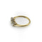 Bague Art déco - Bague trois pierres en or jaune 18k, platine et diamants 58 Facettes A2003U