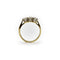 Bague Art déco - Bague trois pierres en or jaune 18k, platine et diamants 58 Facettes A2003U