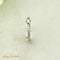 Bague 52.5 Bague halo en platine 950 avec solitaire et 16 diamants 58 Facettes 2821