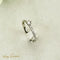 Bague 52.5 Bague halo en platine 950 avec solitaire et 16 diamants 58 Facettes 2821