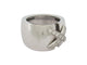 Bague 56 Chaumet Liens Croisés - Bague asymétrique GM en or blanc et diamants 58 Facettes 268855
