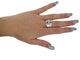 Bague 56 Chaumet Liens Croisés - Bague asymétrique GM en or blanc et diamants 58 Facettes 268855