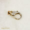 Collier Fermoir de collier en or jaune 14 carats et diamants 58 Facettes 2795