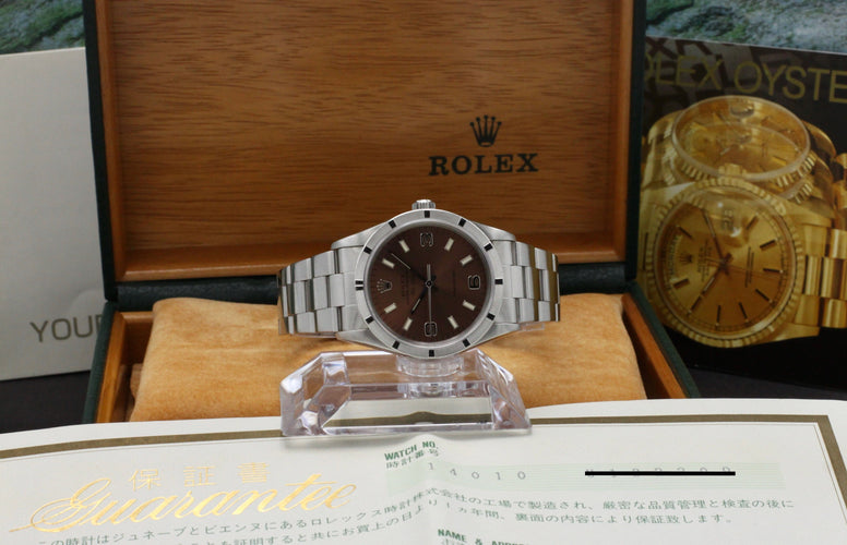 Montre Rolex Air King Precision - Montre automatique en acier 34 mm réf. 14010 (1998) 58 Facettes ROL/AIK/179