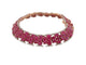 Bracelet Michael Christoff - Bracelet style tapis en or rose 14k rubis et diamants 58 Facettes 269285