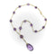 Collier Collier édouardien - Collier à perles d’améthyste Rose de France en or 14k 58 Facettes