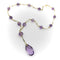 Collier Collier édouardien - Collier à perles d’améthyste Rose de France en or 14k 58 Facettes