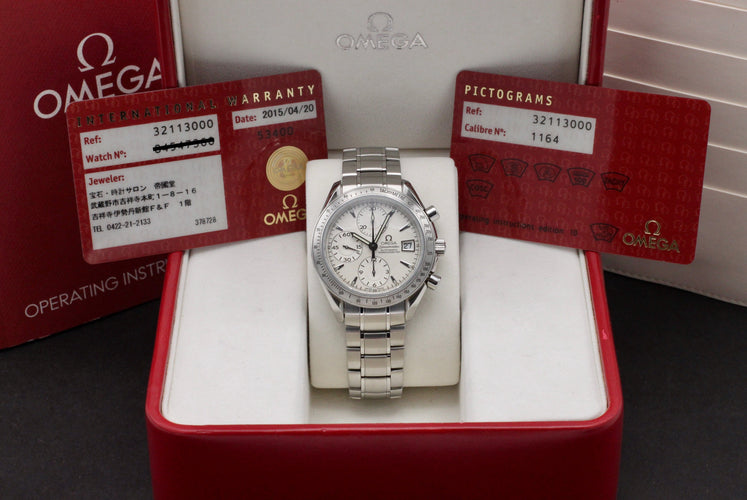 Montre Omega Speedmaster Date - Montre automatique 40 mm en acier, réf. 3211.30 58 Facettes OMG/SPE/473