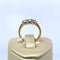 Bague 54 Bague trois pierres en or jaune 18 carats 4,16 g 58 Facettes 250154