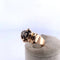 Bague 55 Bague avec pierre sertie griffes en or jaune 18 carats 58 Facettes 250119