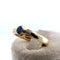 Bague 52 Bague saphir en or jaune 18 carats, taille 52 58 Facettes 250150