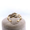 Bague 52 Bague entrelacée sertie en or jaune 18K, taille 52 58 Facettes 250171