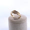 Bague 52 Bague entrelacée sertie en or jaune 18K, taille 52 58 Facettes 250171