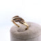 Bague 52 Bague entrelacée sertie en or jaune 18K, taille 52 58 Facettes 250171
