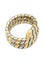 Bague Bulgari Serpenti Tubogas - Bague en or jaune 18k et acier 58 Facettes