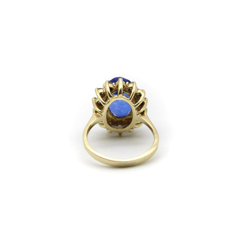 Bague LeVian - Bague halo tanzanite et diamants en or 14K 58 Facettes