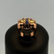 Bague 55 Bague sertie en or jaune 18 carats avec pierres bleues 58 Facettes 250038