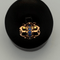 Bague 55 Bague sertie en or jaune 18 carats avec pierres bleues 58 Facettes 250038