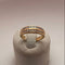 Bague 52 Bague double rangée en or jaune 18K et 22 diamants 0,44 ct 58 Facettes 250155