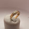 Bague 52 Bague double rangée en or jaune 18K et 22 diamants 0,44 ct 58 Facettes 250155