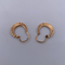 Boucles d'oreilles Boucles d’oreilles créoles texturées en or jaune 18K 1,14 g 58 Facettes 250013
