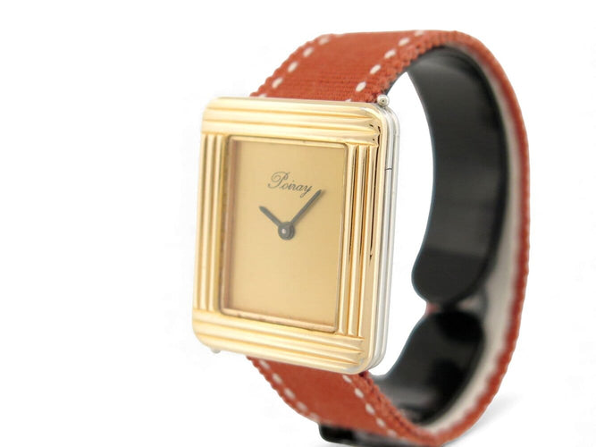 Montre Poiray Ma Première - Montre quartz 30 mm en or 18k et acier 58 Facettes 271675