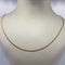Collier Chaîne maille fine en or jaune 18 carats 49,5 cm 58 Facettes 250117