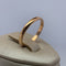 Bague 56.5 Alliance simple en or jaune 18K 2,18 g 58 Facettes 250195