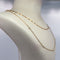 Collier Collier double chaîne en or jaune 18 carats et perles naturelles 58 Facettes 250227