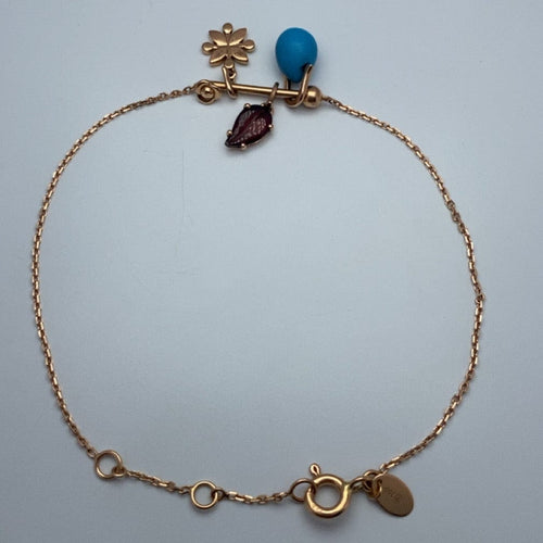 Bracelet Guérin Joaillerie - Bracelet à charms en or jaune 18K 58 Facettes 250190