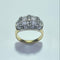 Bague 57 Bague pavée de diamants 2,67 carats en or jaune 18 carats 58 Facettes 250214