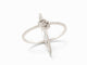 Bague 51 Gucci GG Running - Bague 7 mm en or blanc 18k et diamants, t51 58 Facettes 271885