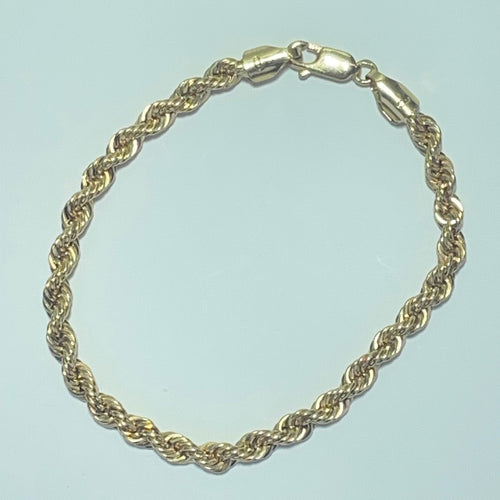 Bracelet Bracelet torsadé en or jaune 18 carats, 4,98 g 58 Facettes 250304