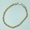 Bracelet Bracelet torsadé en or jaune 18 carats, 4,98 g 58 Facettes 250304