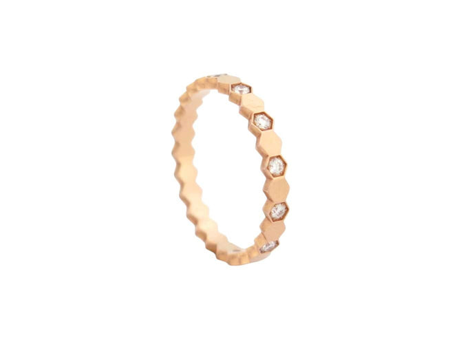 Bague 50 Chaumet Bee My Love - Bague en or rose 18k et diamants 58 Facettes 272597