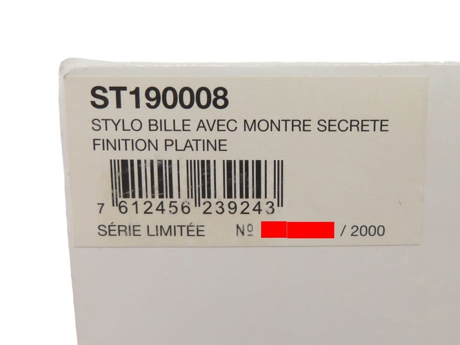 Montre Cartier - Stylo bille Montre secrète ST190008 en acier, édition limitée 58 Facettes 269488