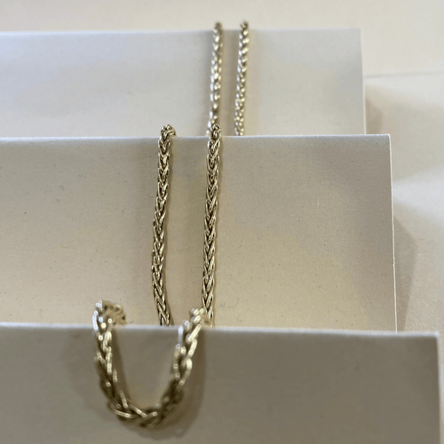 Collier Collier maille palmier en or jaune 18 carats 7,47 g 58 Facettes 250204